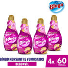 Bingo Konsantre Begonvil 60 Yıkama Yumuşatıcı 4x1.4 lt