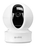 S-link SL-IND04 Wi-Fi 1 Kameralı 360 Derece Dönme Gece Görüşlü Zoom IP İç Mekan Kablosuz Güvenlik Kamerası