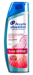 Head & Shoulders Derinlemesine Temiz Arındırıcı Yağlı Saçlar İçin Greyfurt Şampuan 300 ml