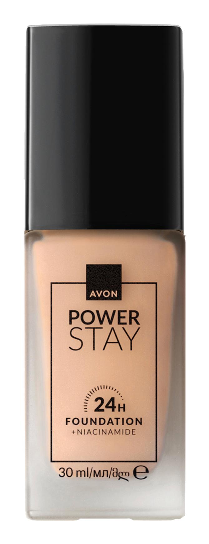 Avon Power Stay 348P Toasted Praline Likit Şişe Fondöten 30 ml