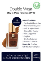 Estée Lauder Double Wear 6W2 Nutmeg Güneş Koruyuculu Likit Şişe Fondöten 30 ml