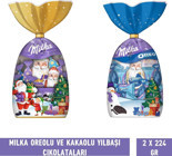 Milka Yılbaşı Oreolu Kakaolu Çikolata 224 gr 2'li