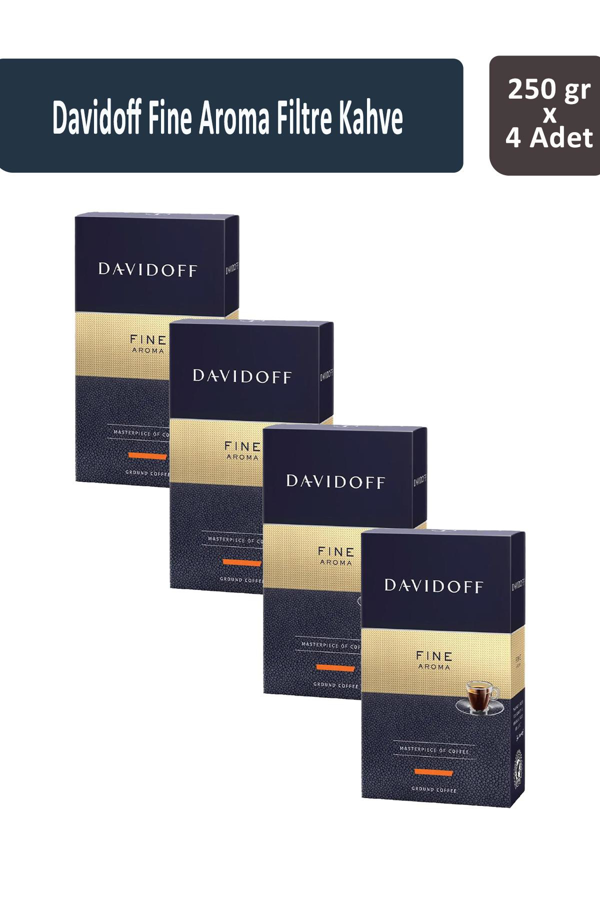 Davidoff Fine Arabica Öğütülmüş Filtre Kahve 4x250 gr