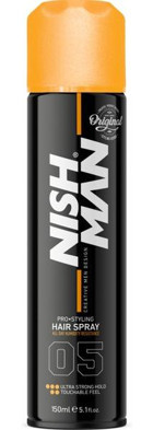 Nish No: 5 Şekillendirici Islak Görünümlü Provitaminli Ultra Güçlü Saç Spreyi 150 ml