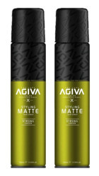 Agiva Styling Matte Dolgunlaştırıcı Islak Görünümlü Keratinli Güçlü Saç Spreyi 2x400 ml