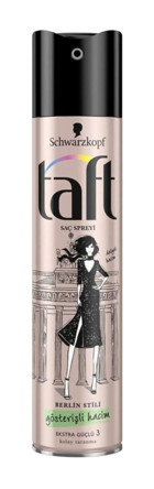 Schwarzkopf Taft Berlin Stili No: 3 Dolgunlaştırıcı Islak Görünümlü Provitaminli Saç Spreyi 250 ml