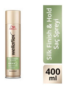 Wella Silk Finish Ultra 5 Sabitleyici Islak Görünümlü Provitaminli Ekstra Güçlü Saç Spreyi 400 ml