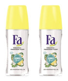 Fa Hawaii Love Pudralı Ter Önleyici Antiperspirant Roll-On Kadın Deodorant 2x50 ml