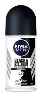 Nivea Black&White Invisible Power Pudrasız Ter Önleyici Antiperspirant Roll-On Erkek Deodorant 50 ml