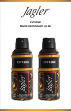 Jagler Extreme Pudrasız Sprey Erkek Deodorant 2x150 ml