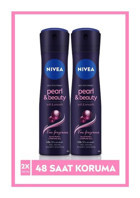 Nivea Pearl & Beauty Fine Fragrance Pudralı Ter Önleyici Antiperspirant Sprey Kadın Deodorant 2x150 ml