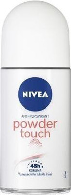 Nivea Powder Touch Pudrasız Ter Önleyici Antiperspirant Roll-On Kadın Deodorant 4x50 ml