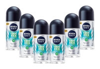 Nivea Cool Kick Fresh Pudrasız Ter Önleyici Antiperspirant Roll-On Erkek Deodorant 6x50 ml