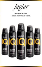 Jagler Iq Maximum İntense Orion Pudrasız Ter Önleyici Sprey Erkek Deodorant 5x150 ml