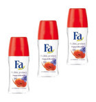 Fa Floral Protect Pudrasız Ter Önleyici Antiperspirant Roll-On Kadın Deodorant 3x50 ml