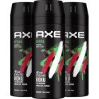 Axe Africa Pudrasız Ter Önleyici Antiperspirant Sprey Erkek Deodorant 3x150 ml