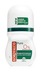 Borotalco Pure Original Pudrasız Ter Önleyici Antiperspirant Roll-On Kadın Deodorant 50 ml