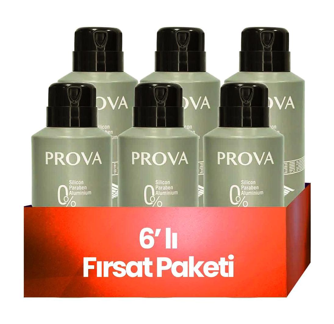 Prova Invisible Pudrasız Ter Önleyici Antiperspirant Sprey Erkek Deodorant 6x150 ml