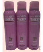 Youth Passport Secret Pudrasız Ter Önleyici Sprey Kadın Deodorant 3x150 ml