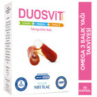 Nbt İlaç Duosvit Dha Omega 3 Balık Yağı Kapsül 420 mg 30 Adet