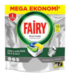 Fairy Platinum Limon Tablet Bulaşık Makinesi Deterjanı 113 Adet