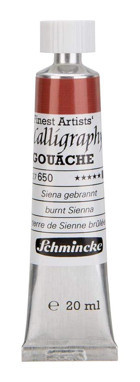 Schmincke 650 Tüp Kahverengi 15 ml Guaj Boya