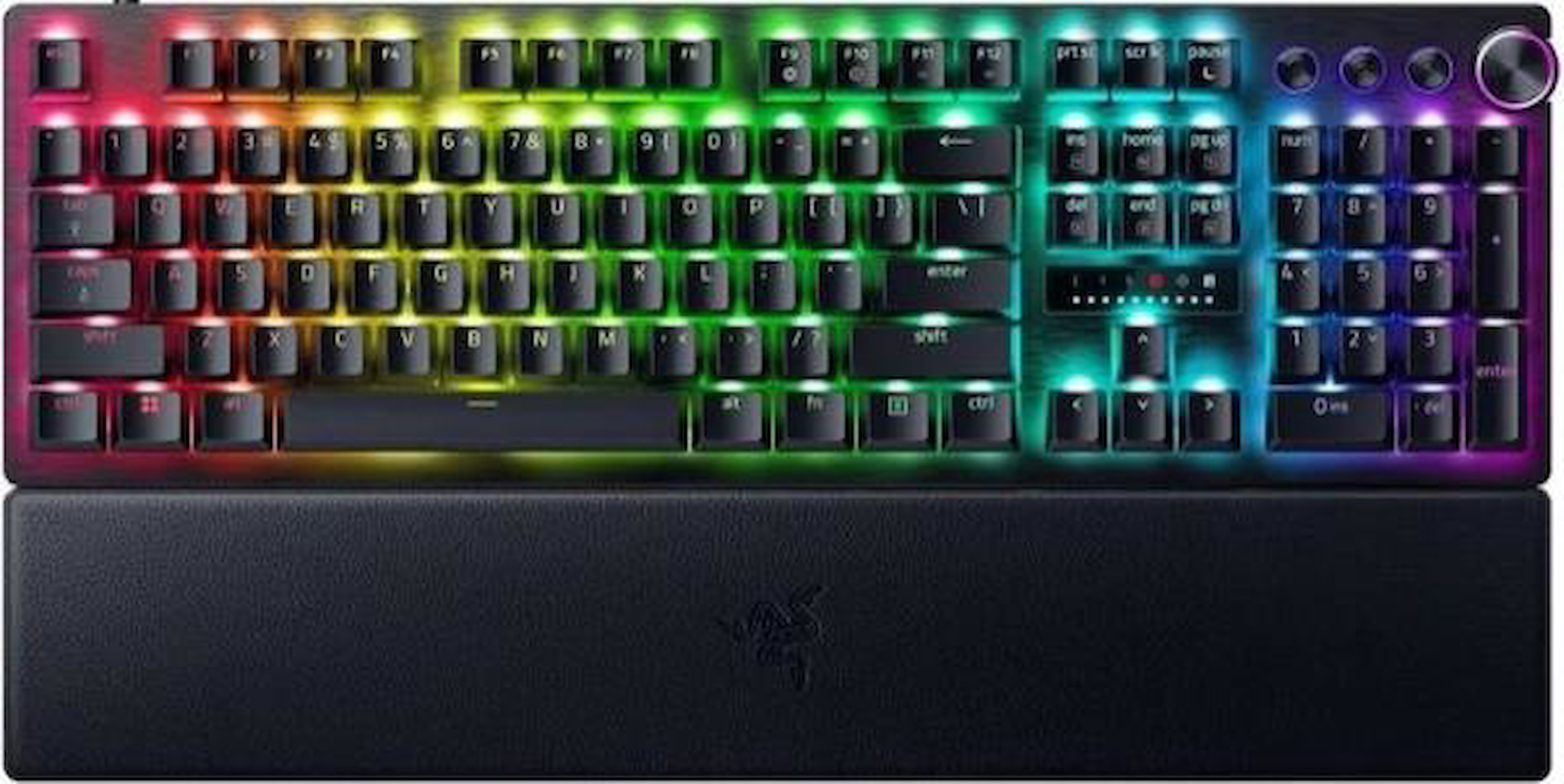 Razer Huntsman V3 Pro RZ03-04971100-R3L1 Türkçe Q RGB 61 Tuşlu Red Kablolu Siyah Mekanik Gaming Klavye