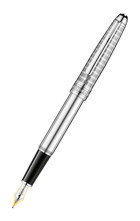 Montblanc Stainless Steel 9943 Kartuşlu-Pistonlu Paslanmaz Çelik Doldurulabilir Gümüş Dolma Kalem