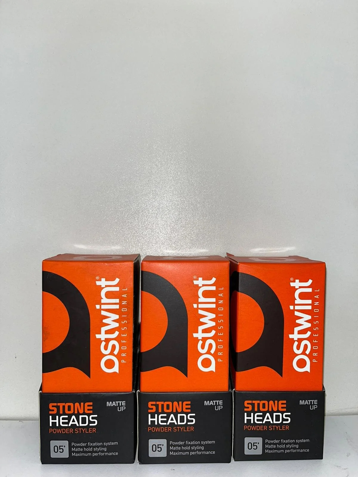 Ostwint 05 Stone Heads Turuncu Mat Pudra Orta Keratinli 3x20 ml Wax