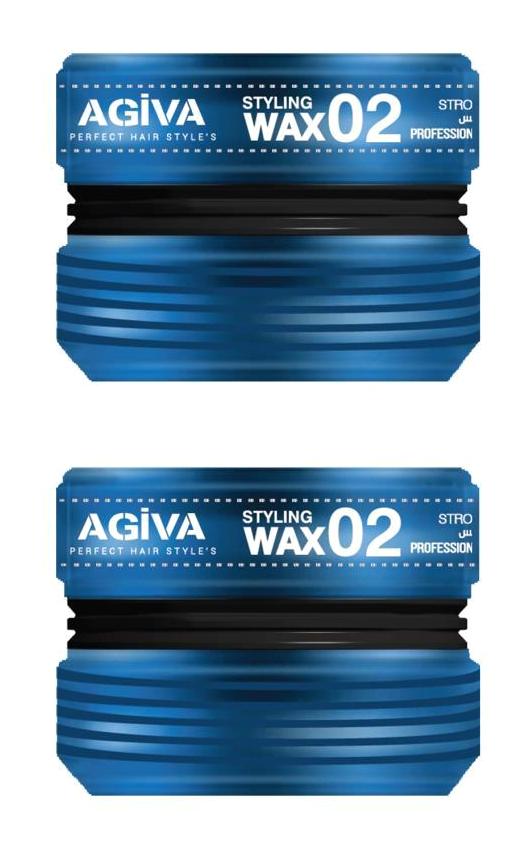 Agiva 02 Blue Parlak Krem Sert Balmumu 2x175 ml Wax