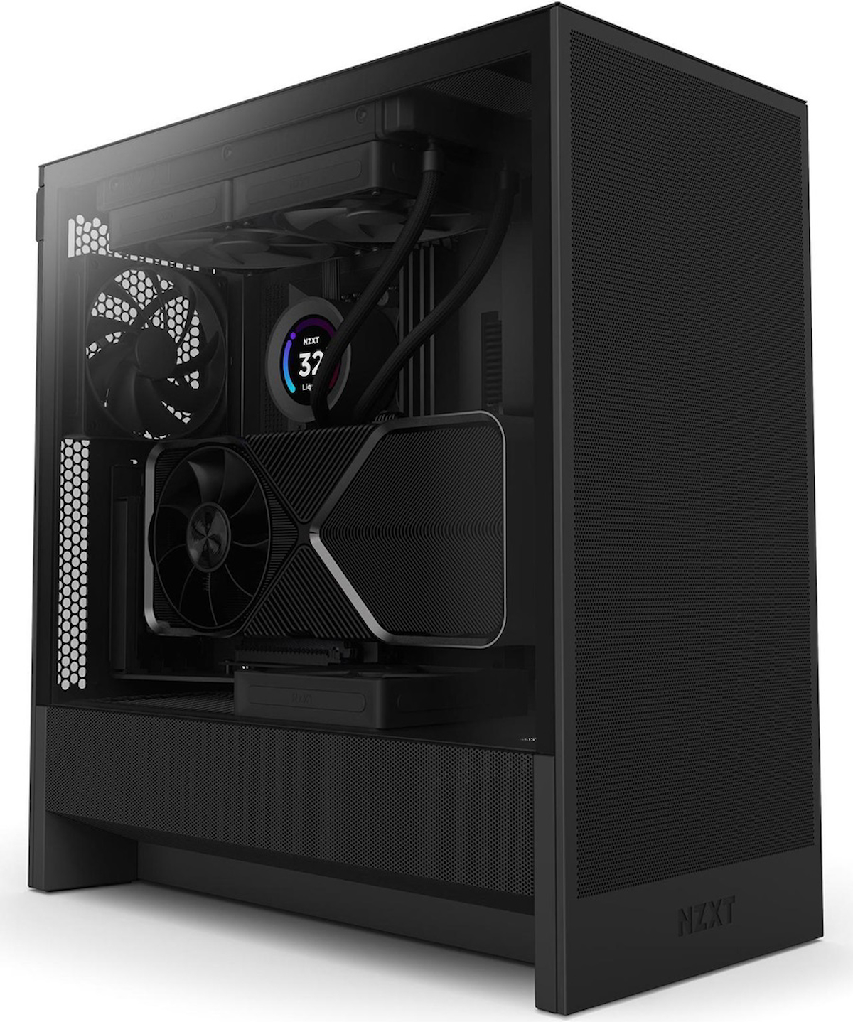 Nzxt Cc-H52Fb-01 Mesh 2 Fanlı Siyah Dikey ATX Standart Bilgisayar Kasası