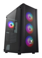 Vento Vg20A RGB Mesh 3 Fanlı Siyah Dikey ATX Oyuncu Bilgisayar Kasası