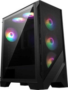 Msi Mag Forge RGB Mesh 6 Fanlı Siyah Dikey Mid Tower Oyuncu Bilgisayar Kasası