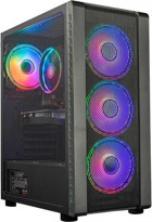 Turbox Yi 4X RGB Mesh 4 Fanlı Siyah Dikey ATX Oyuncu Bilgisayar Kasası