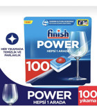 Finish Power Hepsi Bir Arada Tablet Bulaşık Makinesi Deterjanı 100 Adet