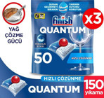 Finish Quantum Tablet Bulaşık Makinesi Deterjanı 3x50 Adet