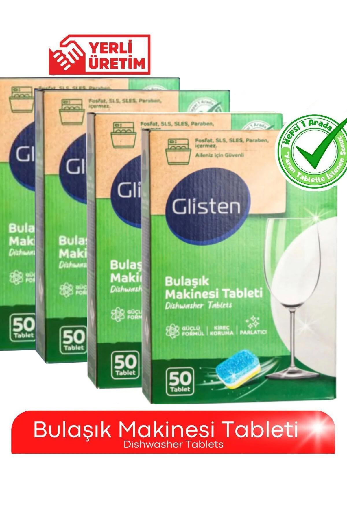 Glisten Tablet Bulaşık Makinesi Deterjanı 200 Adet