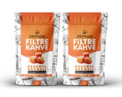 Dripesso Kahve Karamel Aromalı Öğütülmüş Filtre Kahve 2x250 gr