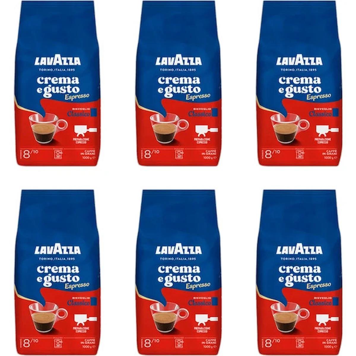 Lavazza Crema E Gusto Aromalı Öğütülmüş Filtre Kahve 6x1 kg