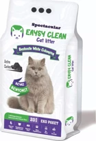 Eaysy Clean Spectacular Active Carbon Kedi Kumu Topaklanan İnce Taneli Aktif Karbonlu Bentonit Kedi Kumu 20 lt