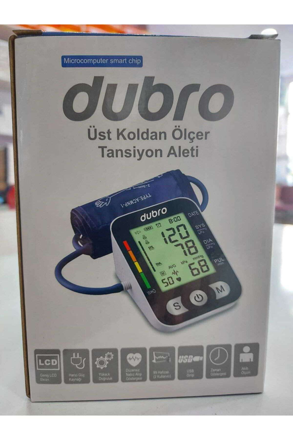 Dubro Hafızalı Koldan Tam Otomatik Tansiyon Aleti