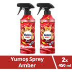 Yumoş Amber Sprey Çamaşır Parfümü 2x450 ml