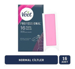 Veet Professional Normal Ciltler 16 Adet Kadın Tüm Vücut Ağda Bandı