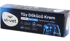 Vi-vet Tüm Cilt Tipleri İçin Tüm Vücut Koltuk Altı Bacak Genital Bölge Erkek Tüy Dökücü Krem 125 ml