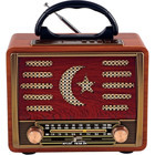 Nettech R-1938BT Retro Model Kahverengi Bluetooth Hoparlör