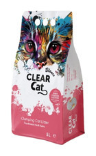 Clear Cat Topaklanan İnce Taneli Bentonit Kedi Kumu 5 lt