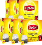 Lipton Yellow Label Bardak Poşet Çay 5x100 Adet