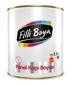 Filli Boya Panel Kapı Boyası Su Bazlı Plastik Yarı Mat İç Cephe Boyası 2.5 lt Hasır