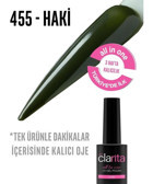 Clarita 455 Haki Kalıcı Parlak Oje