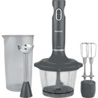 Homend Handmaid 1936H 800 ml Plastik Çift Bıçaklı 5'li Büyük Blender Seti Siyah